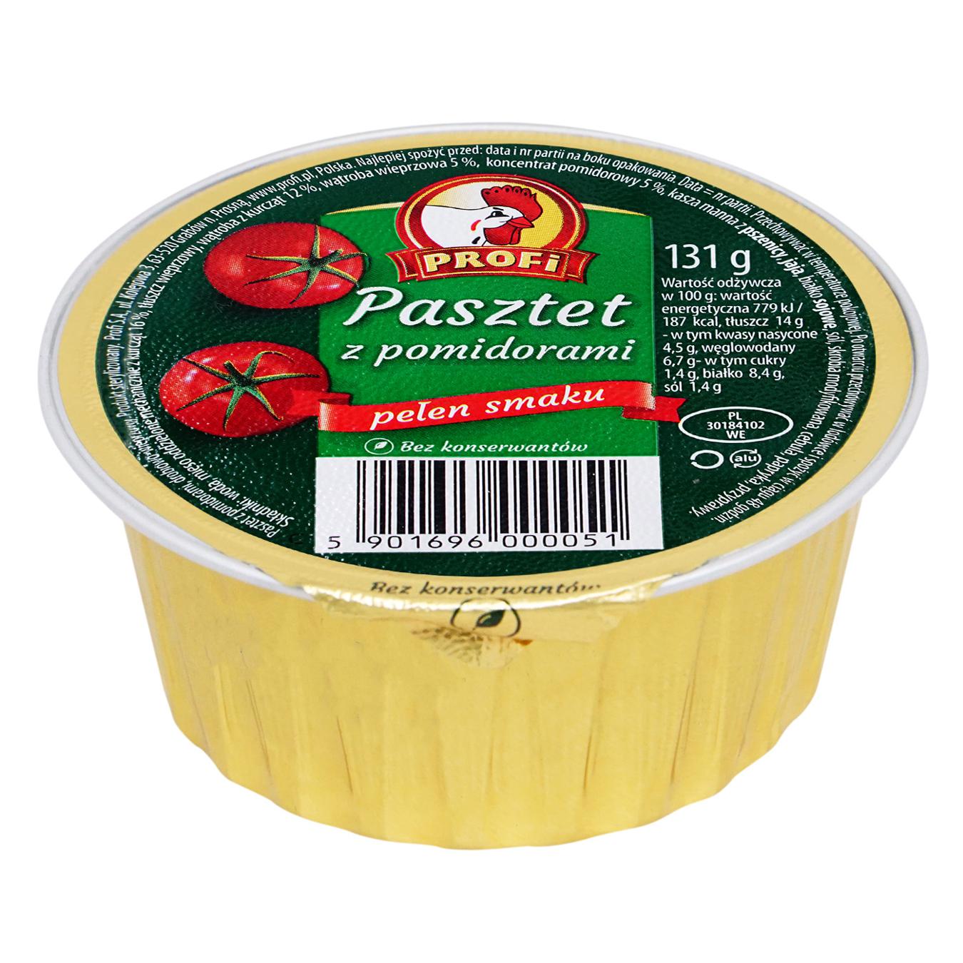 Profi pate with chicken, pork and tomatoes 131g