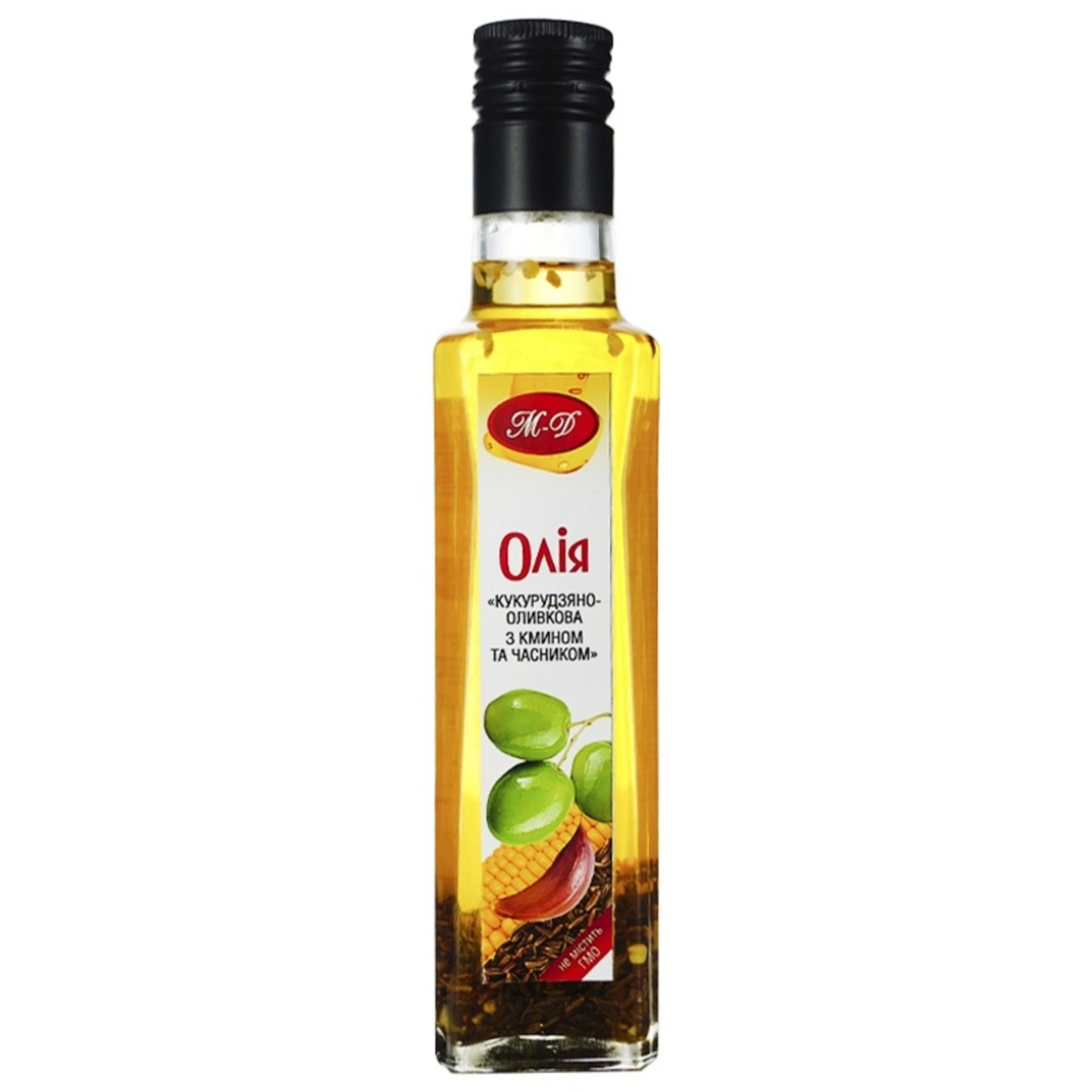 Олія кукурудзяно-оливкова Мак-Дей з тмином та часником 200мл