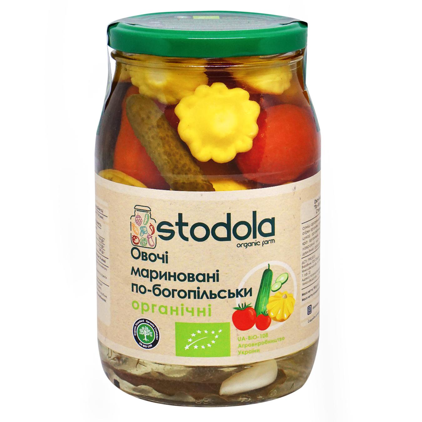 Marinated vegetables Stodola Shchyra Organic Bogopil food 900g