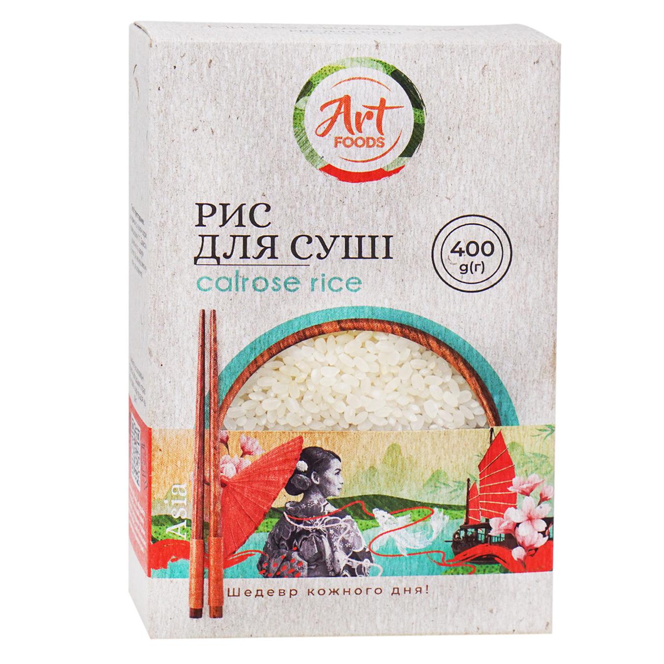 Рис Art Foods круглий для суші 400г