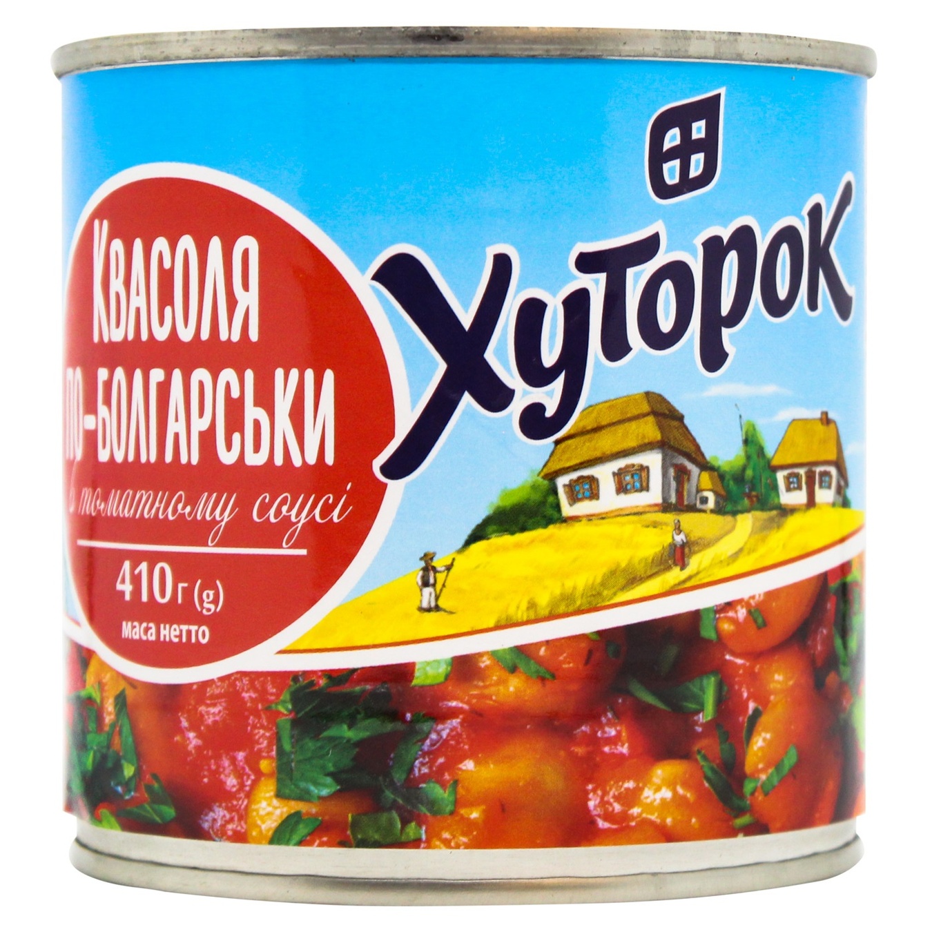 Фасоль Хуторок по-болгарски в томатном соусе 425г