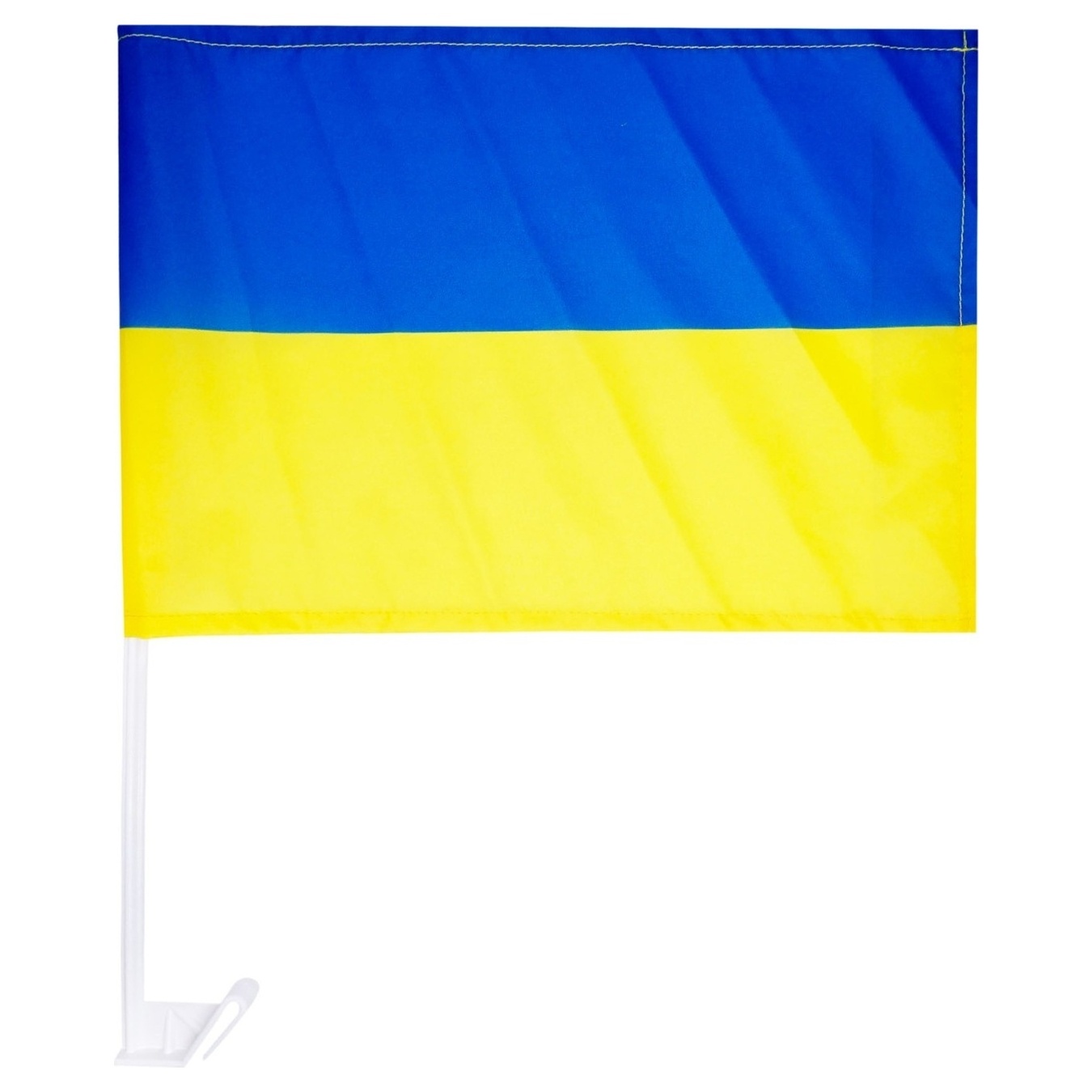 Прапор України Dobroznak автомобільний з флагштоком 24*41см