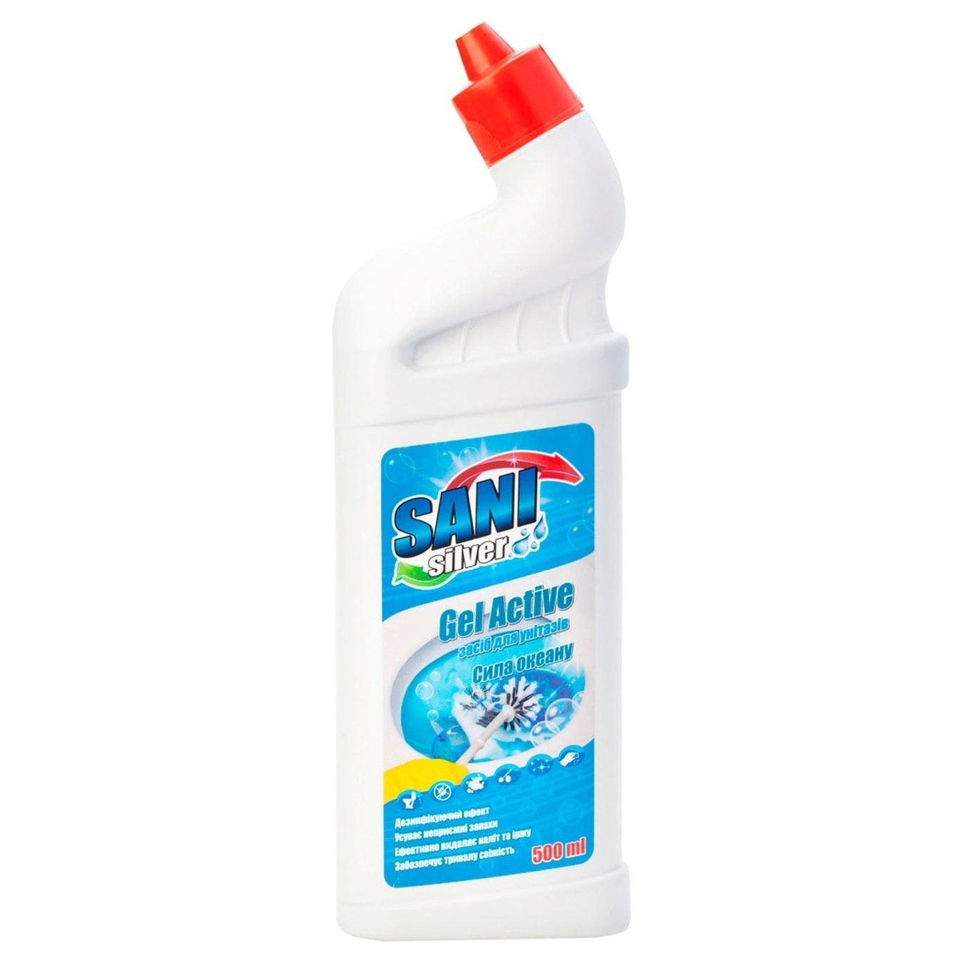 Gel Sani Silver Power of the ocean for toilets 500ml