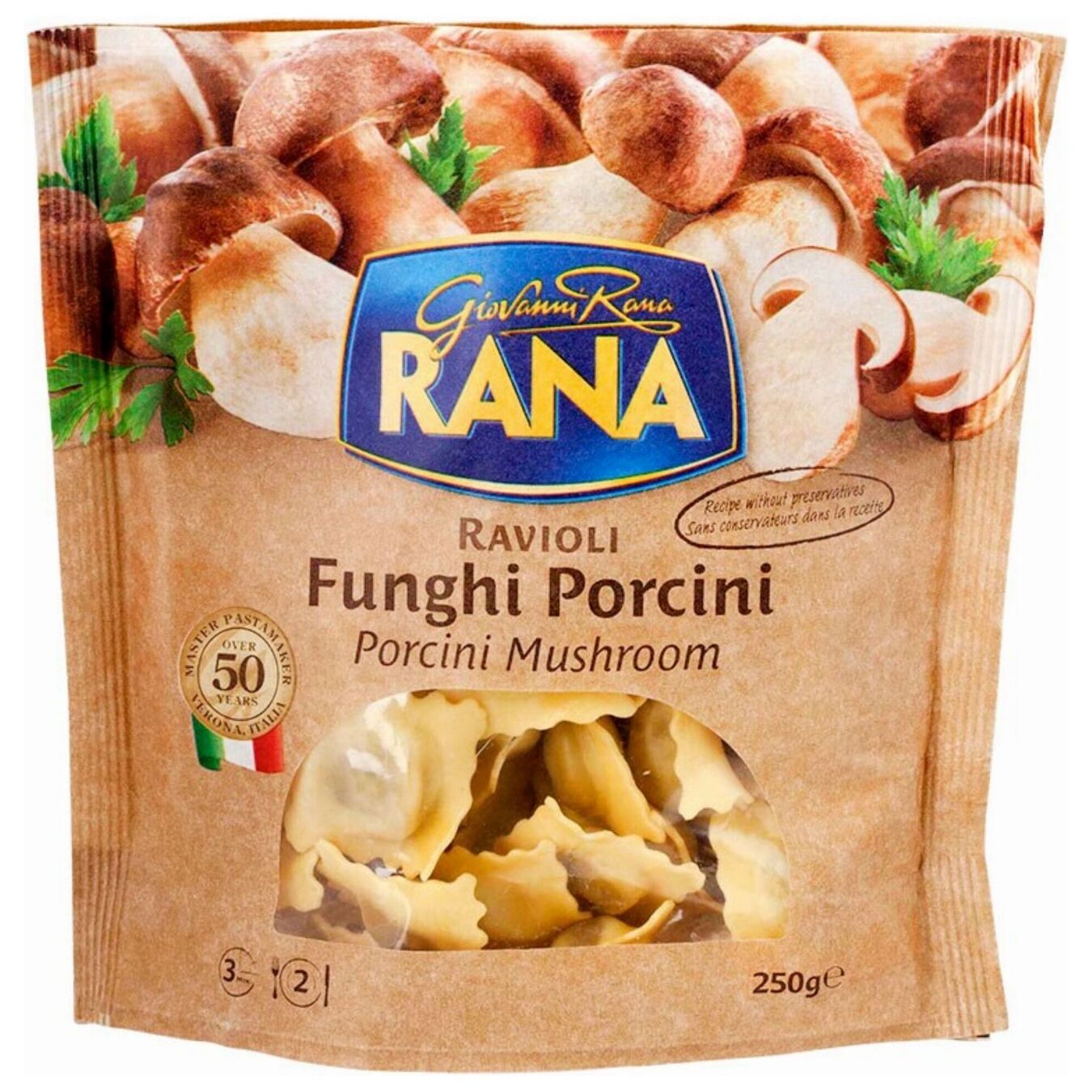 Ravioli Pastificio Rana SpA with mushrooms 250g