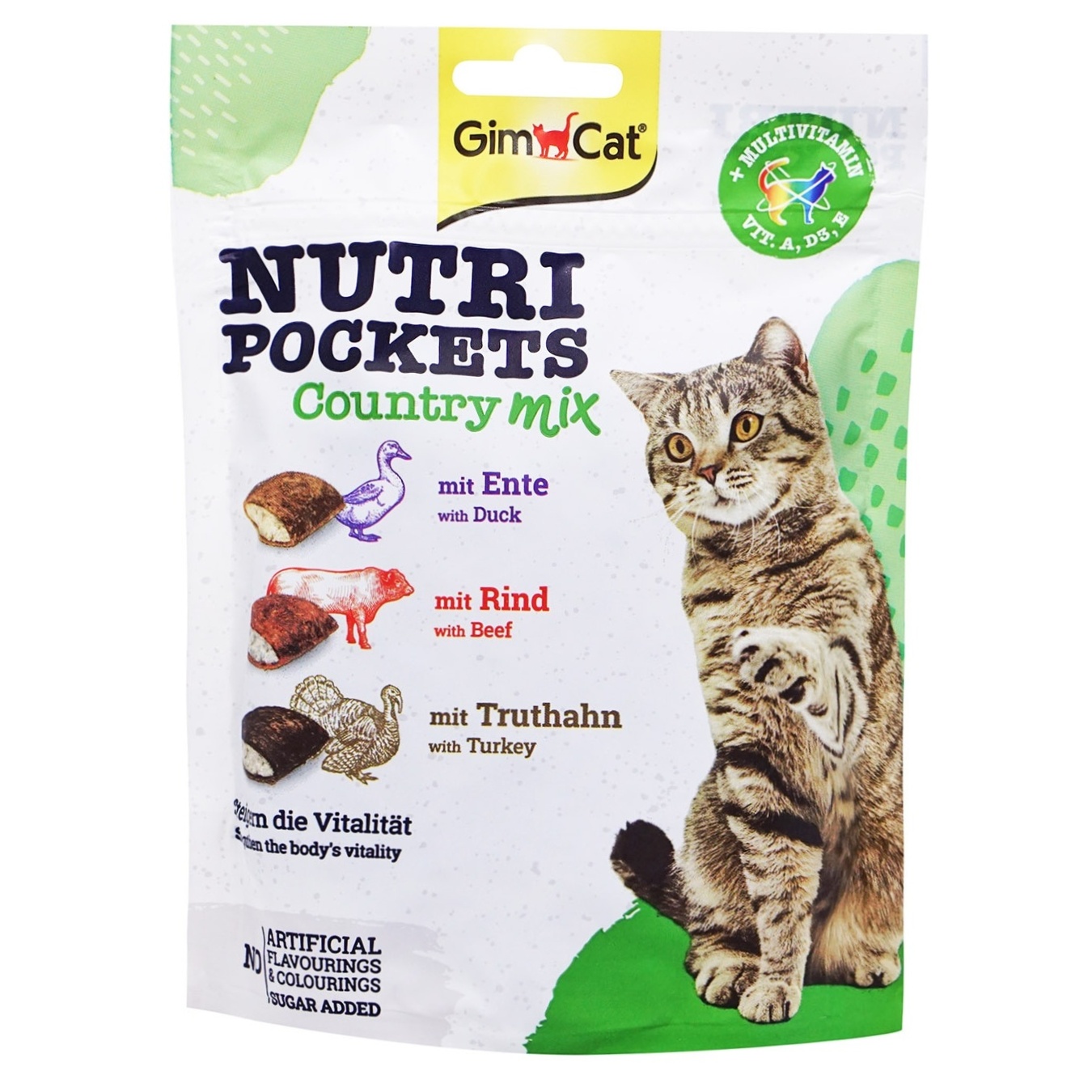 Ласощі для котів GimCat Nutri Pockets Кантрі мікс 150г
