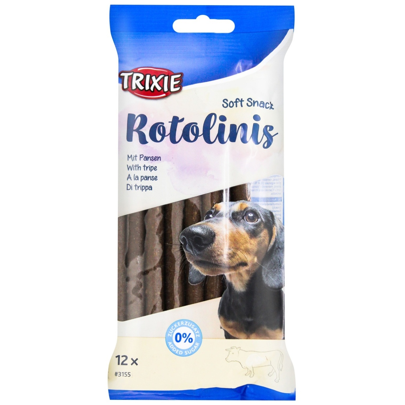 Ласощі Trixie Софт Снек Rotolinis із шлунком для собак 120г