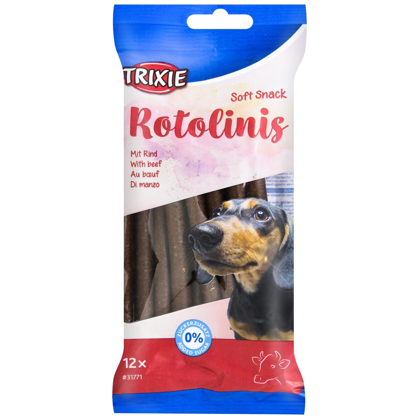 Treats Trixie Soft Snack Rotolinis with beef for dogs 120g