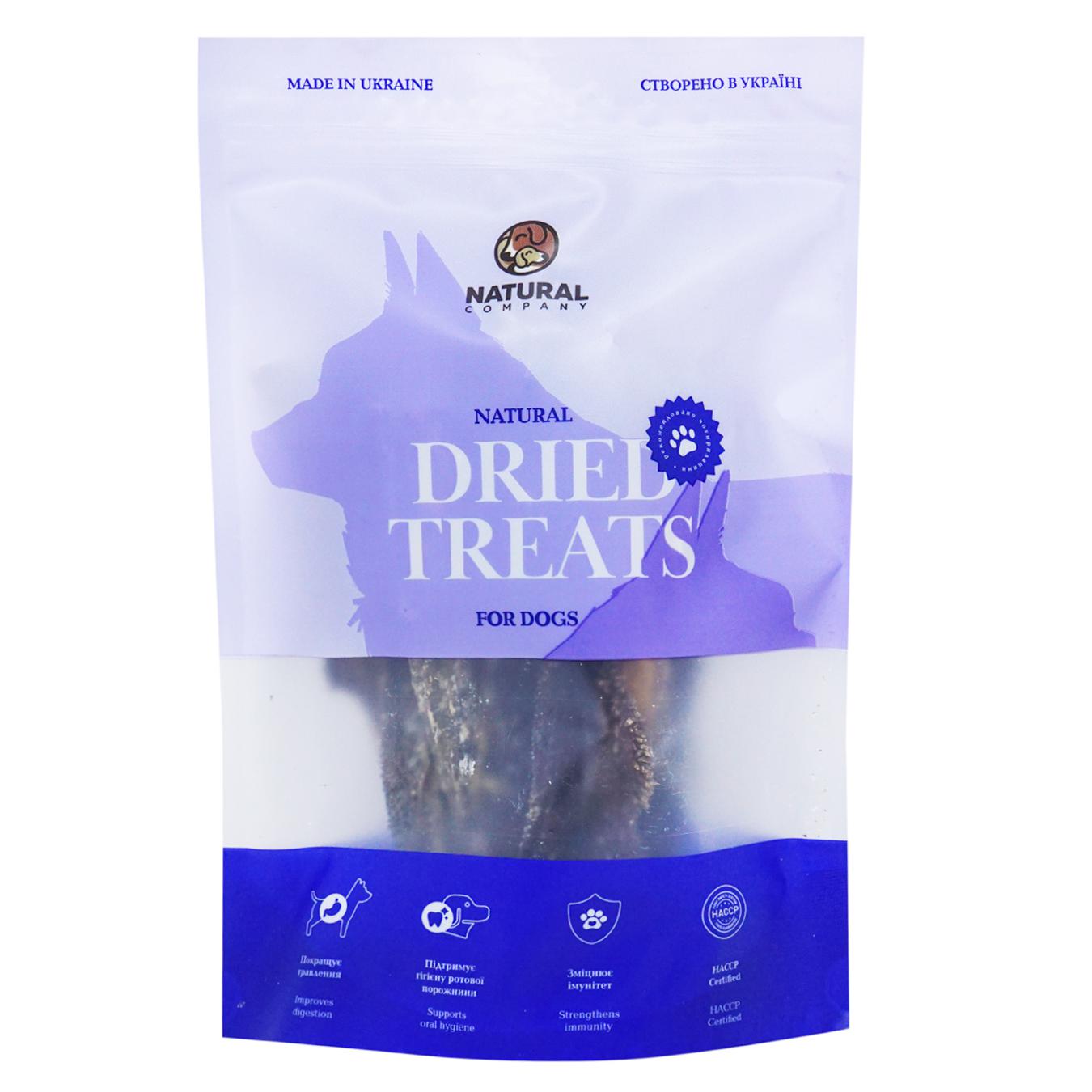 Natural treats Beef tripe for dogs 100g