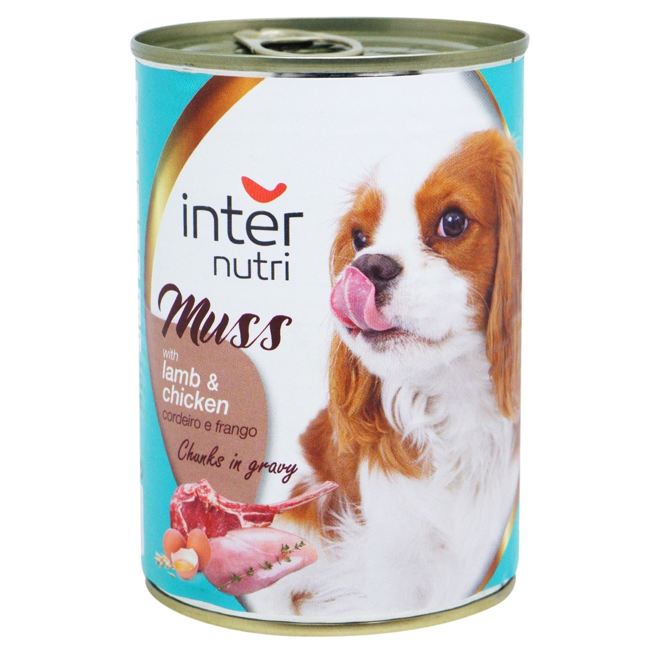 Корм Internutri Muss ягня та курка для собак консерва 415г