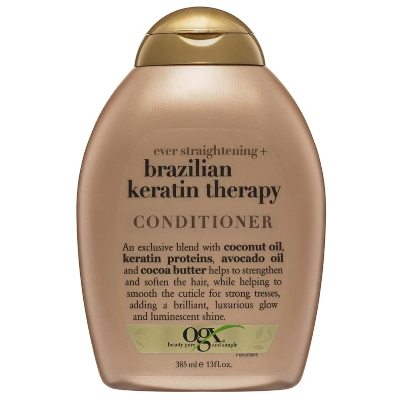 Conditioner OGX Brazilian Keratin Smooth Smoothing to strengthen hair 385ml