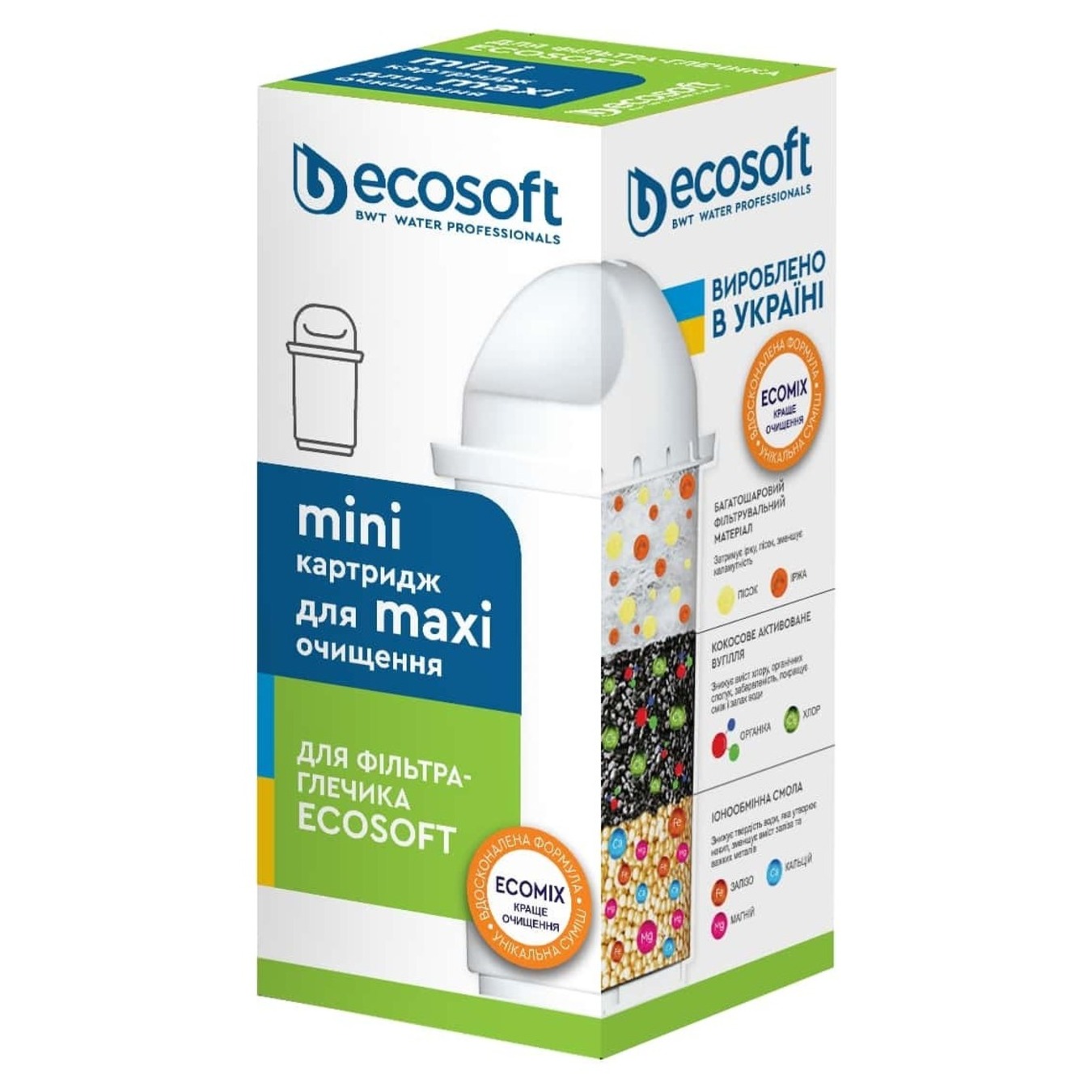 Картридж Ecosoft Покращений для фільтрів-кувшинів