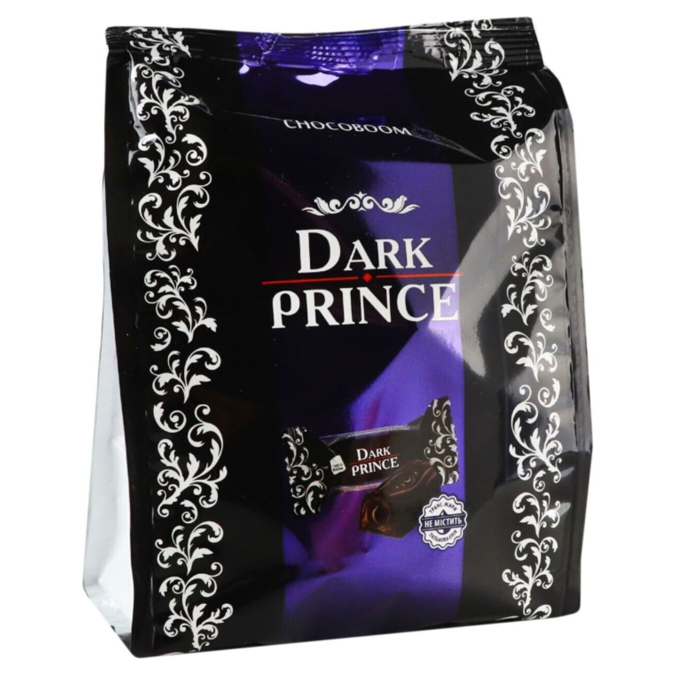 Цукерки ChocoBoom Dark Prince шоколадні 180г 3