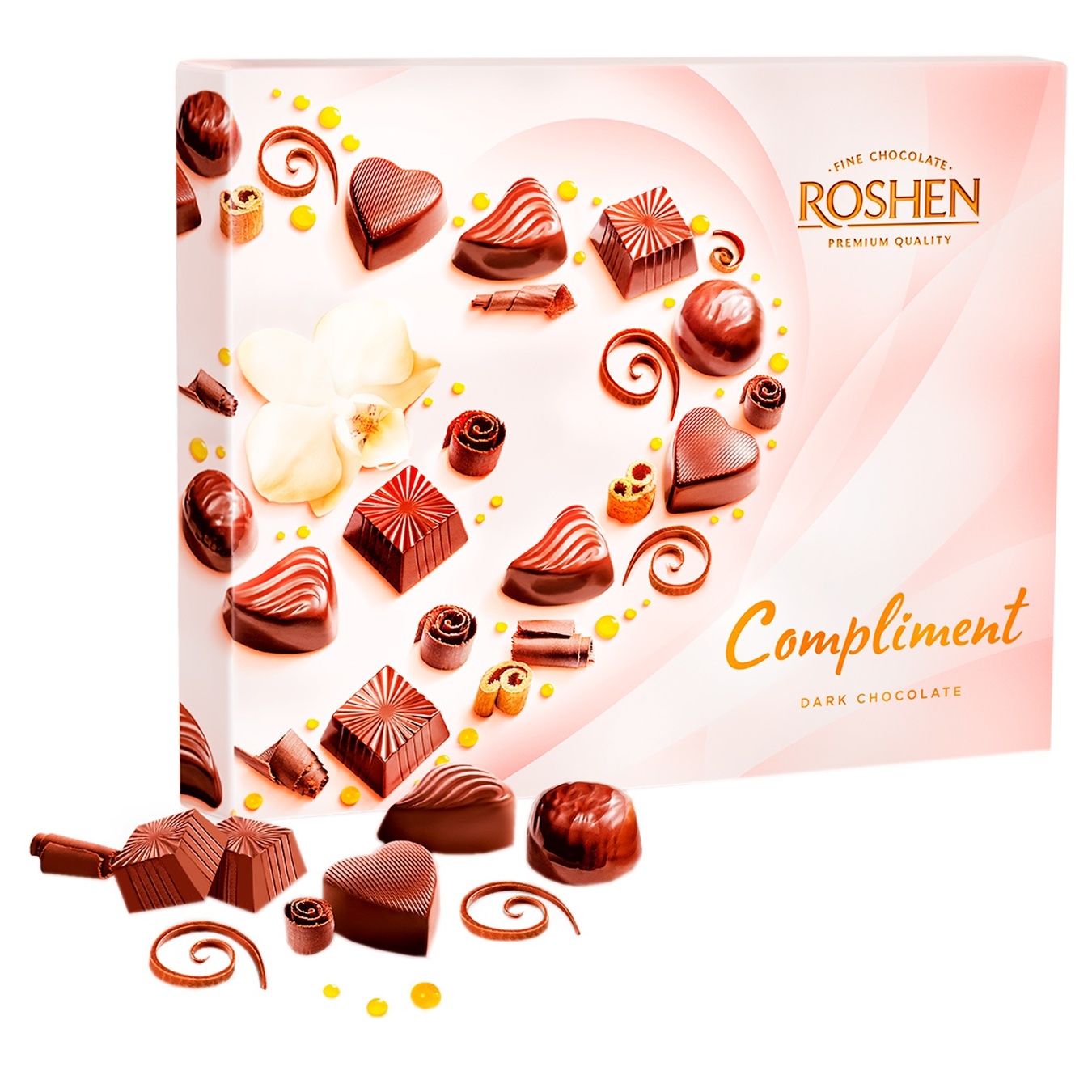 Конфеты Roshen Compliment шоколадные ассорти 145г