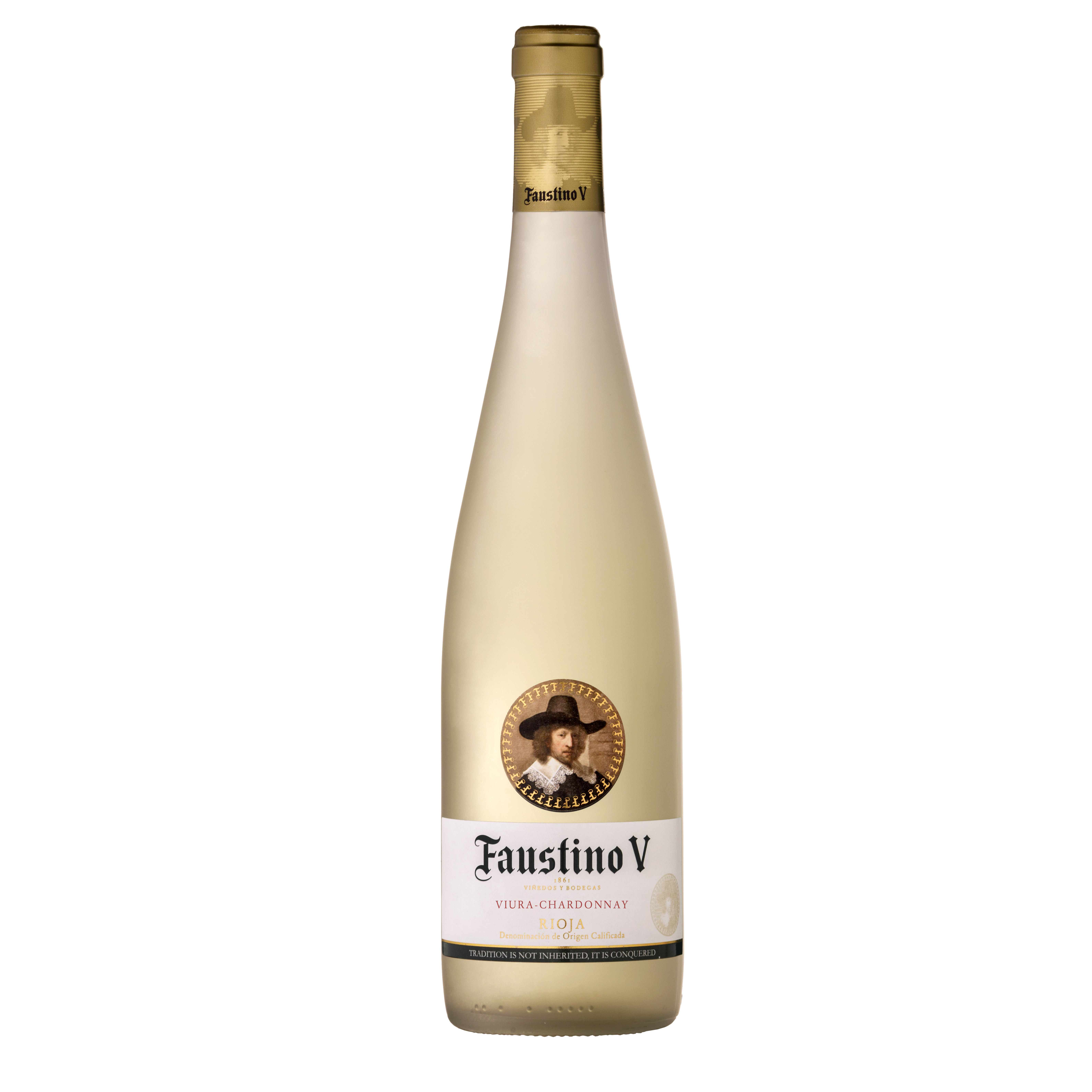 Вино Faustino V White Rioja DOC белое сухое 12,5% 0,75л