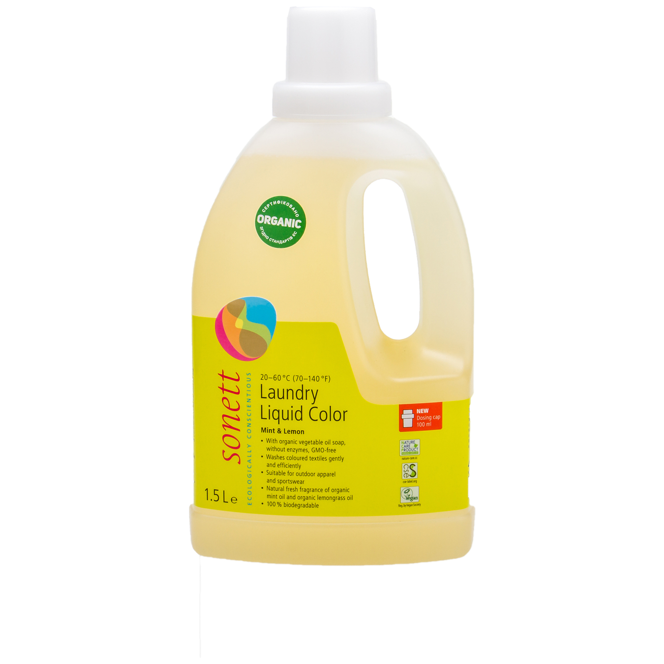 Sonett liquid detergent for colored fabrics 1.5 l