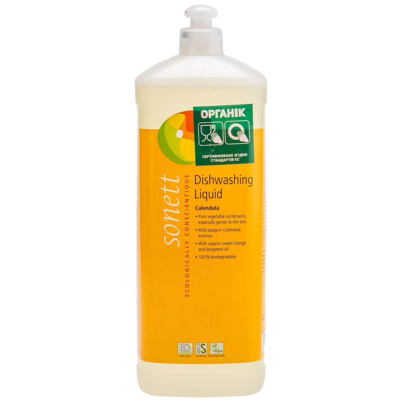 Dishwashing detergent Sonett Calendula organic concentrate 1l