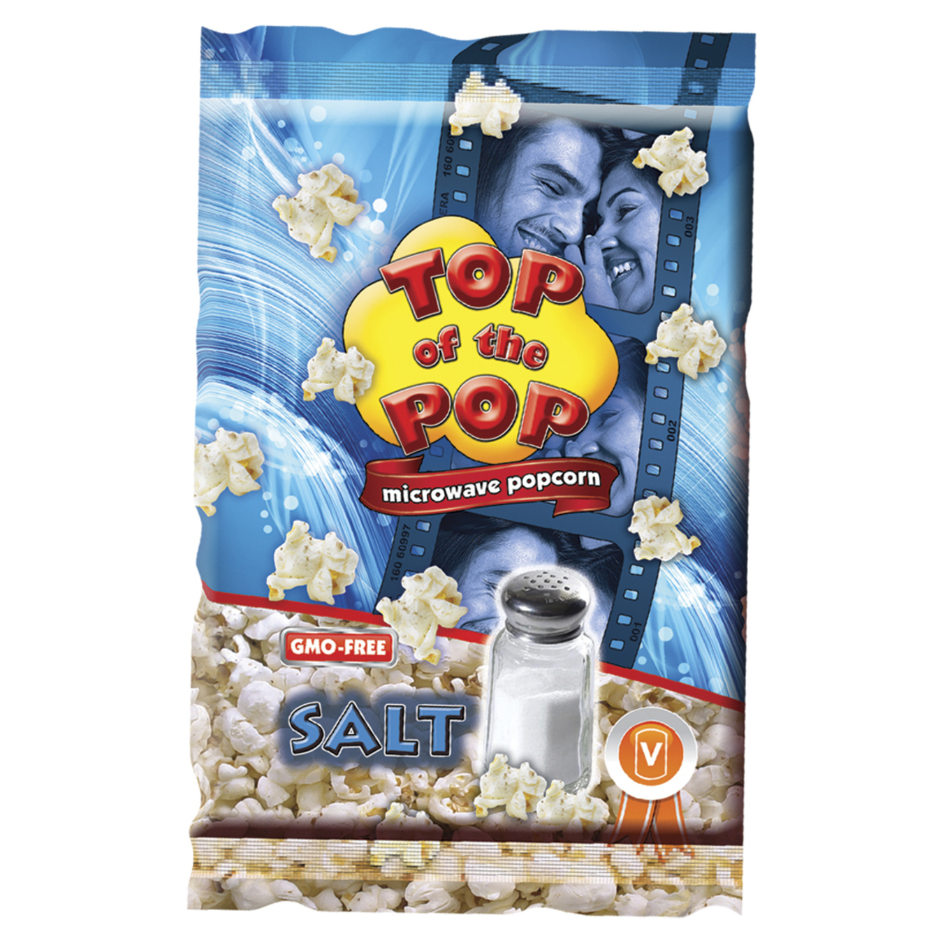 Попкорн Top of Pop для мікрохвильової печі зі смаком солі 100г