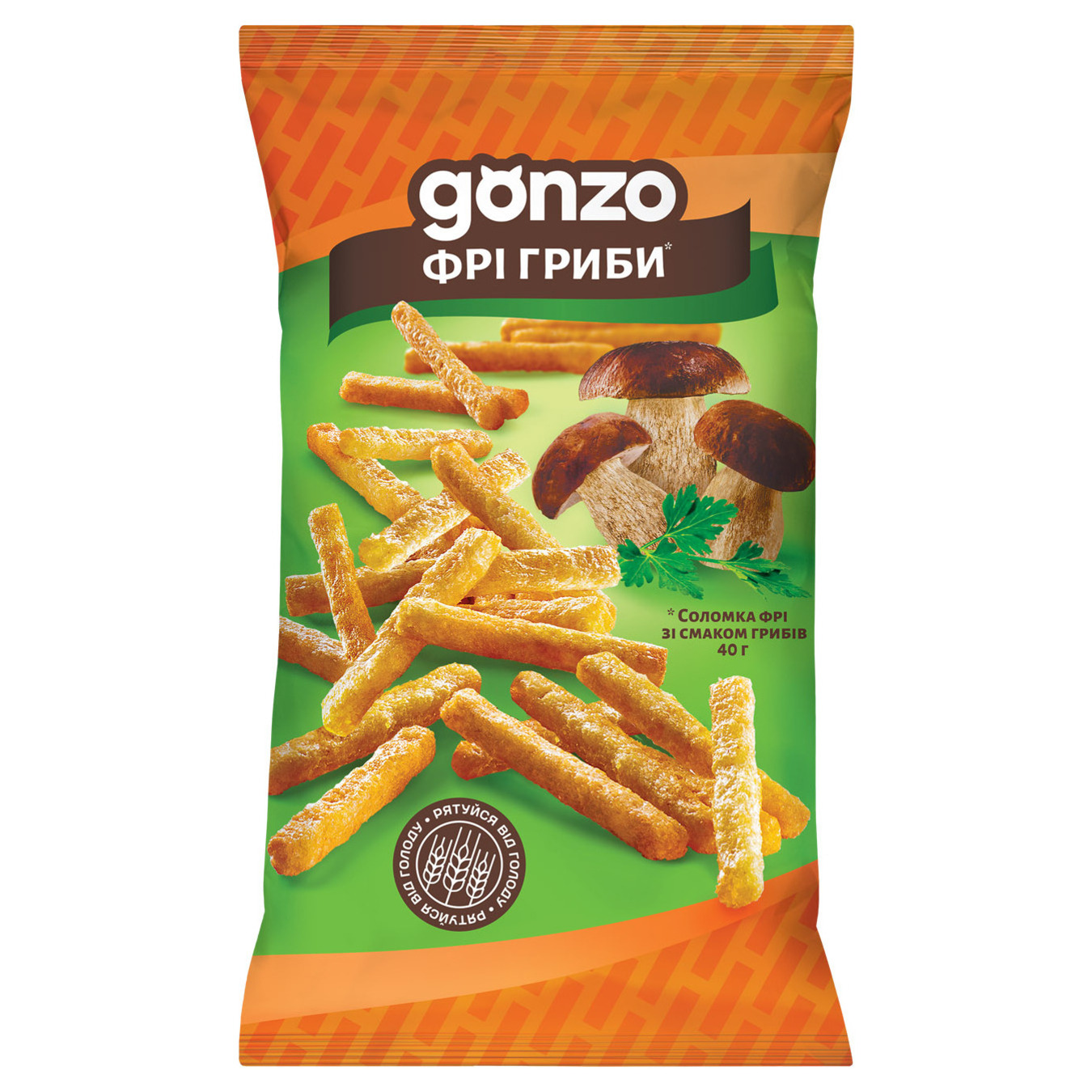 Соломка фри Gonzo со вкусом грибов 40г