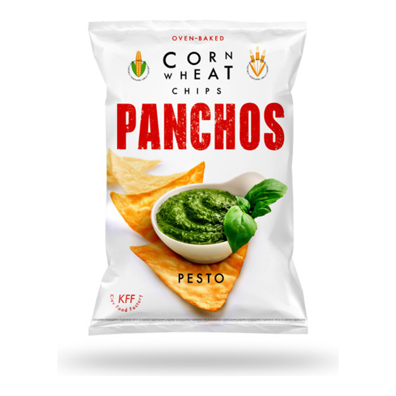 Чіпси Panchos зі смаком соусу Песто 82г