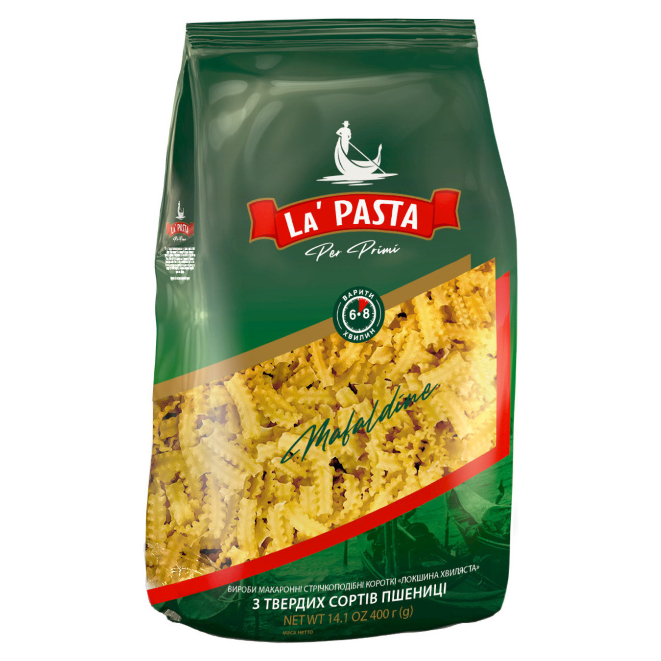 Макароны La Pasta лапша волнистая 400г