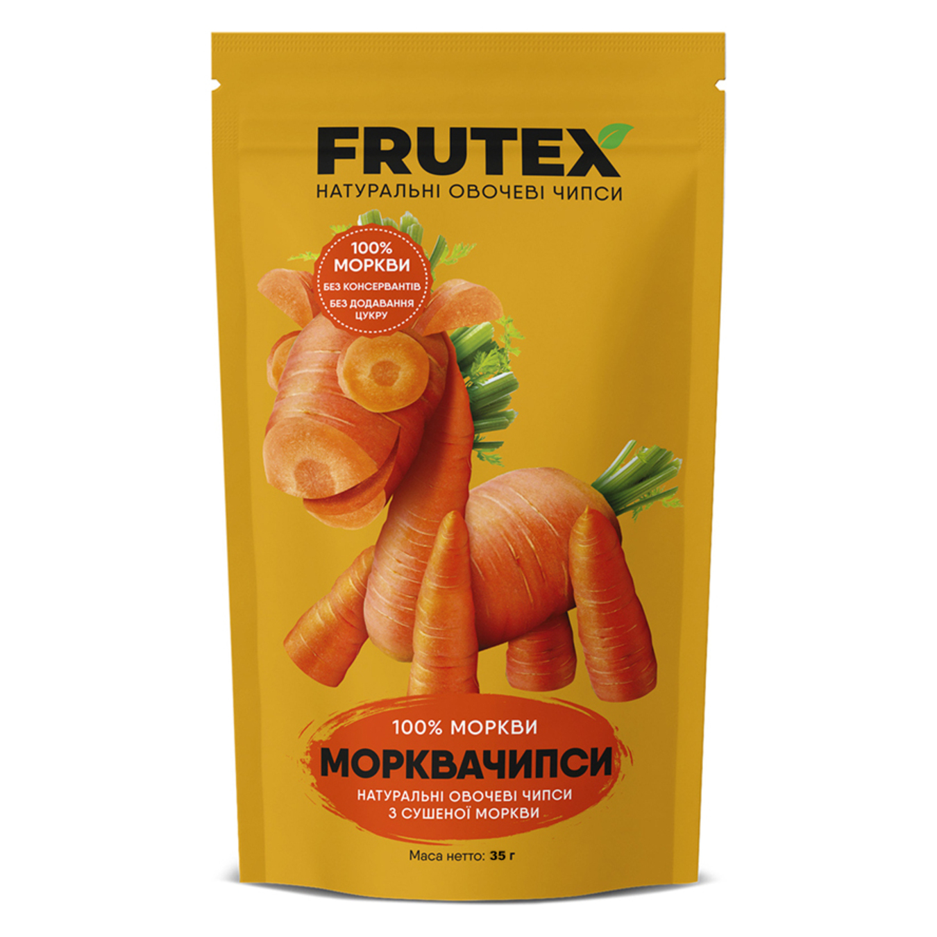 Vegetable chips Frutex carrot chips 30g