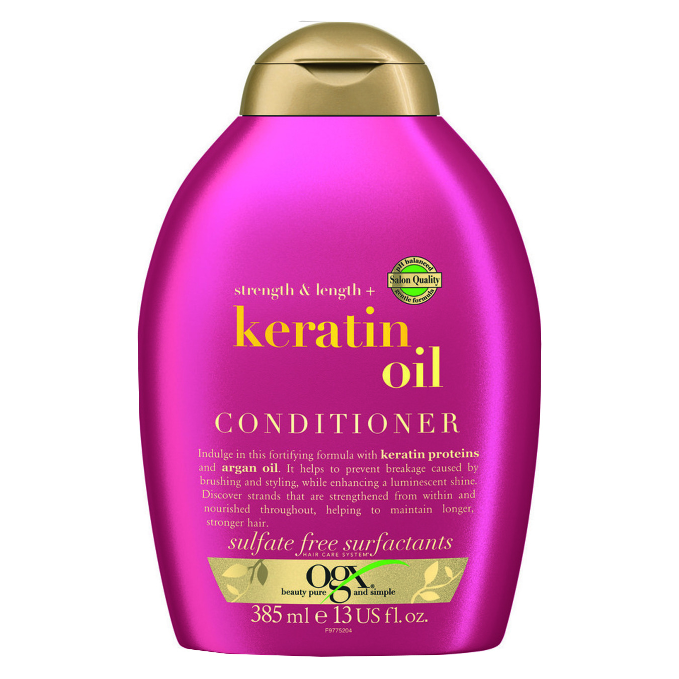 Hair conditioner OGX Keratin Oil against brittleness 385 ml