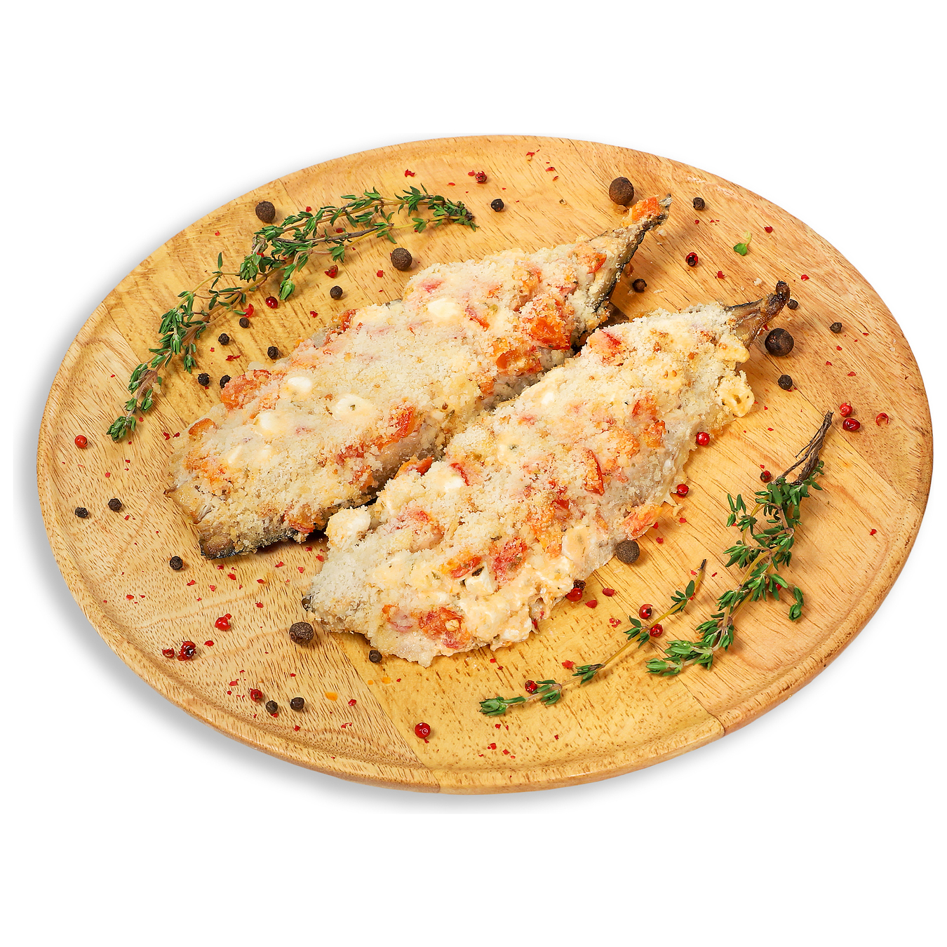 Greek mackerel with tomatoes and feta 1pcs (120-130g)