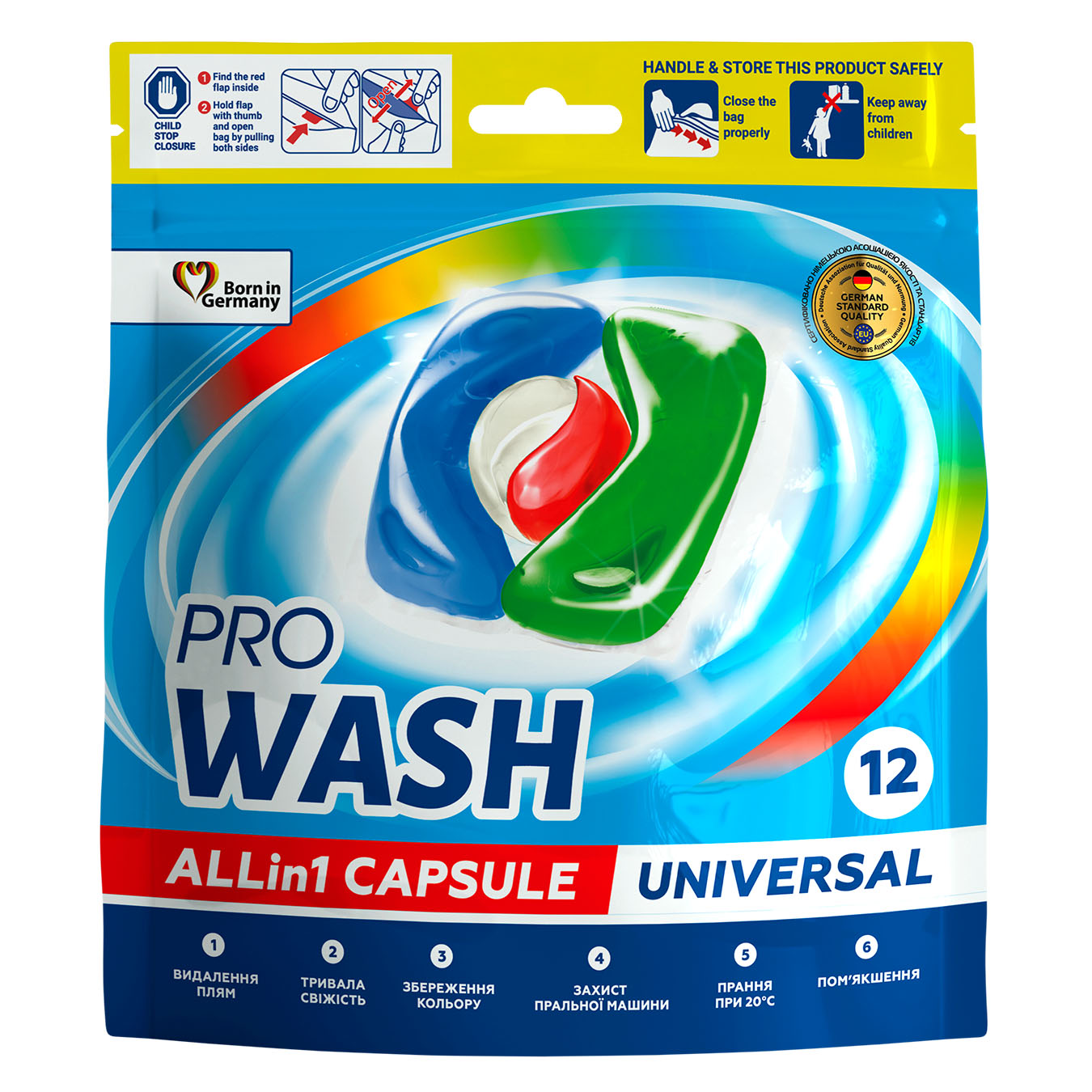 Pro Wash capsules for washing 12pcs
