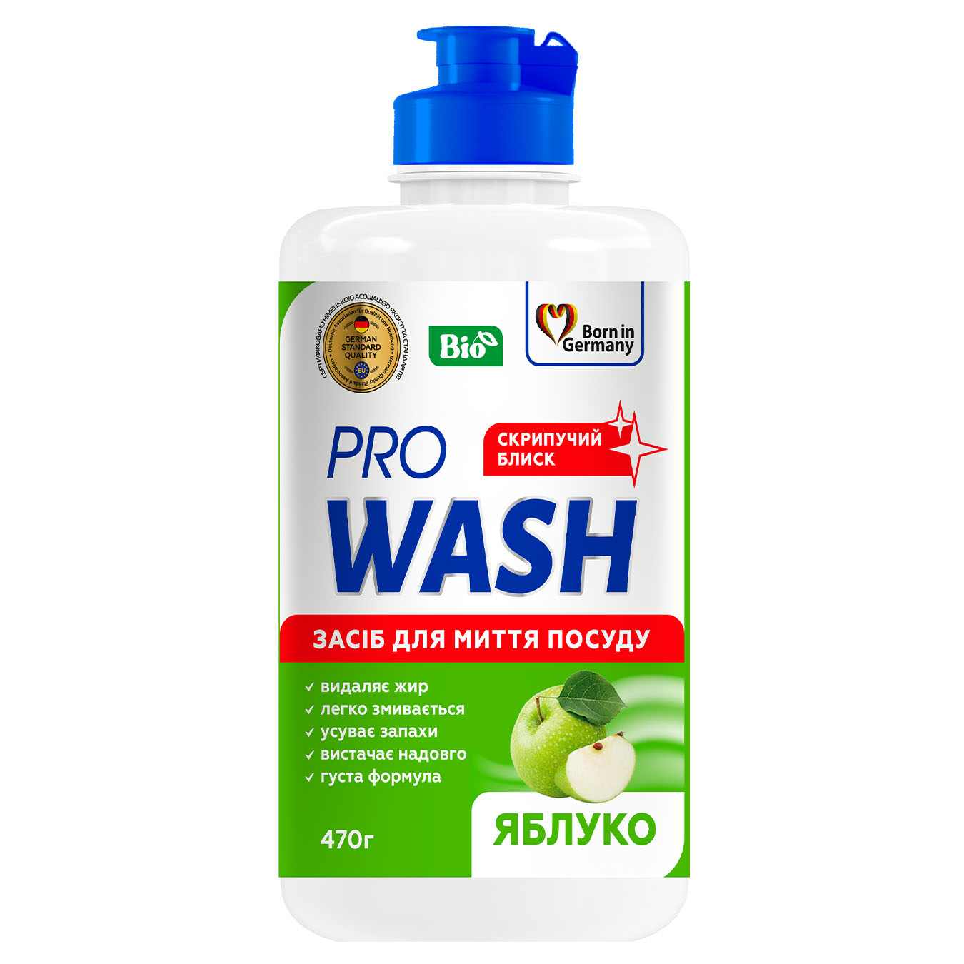 Dishwashing liquid Pro Wash Ripe apple 470ml
