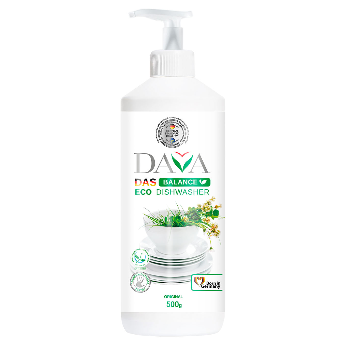 Dishwashing detergent Dava Balance Original ecological 500 ml