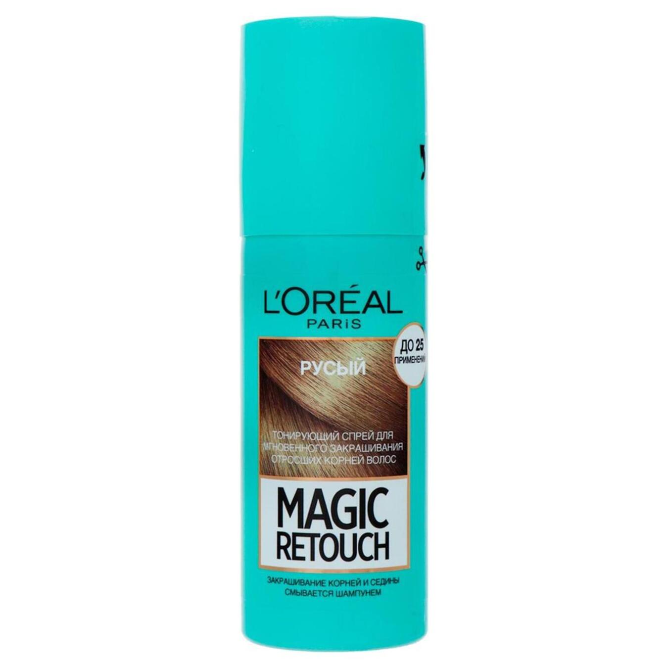 Tinting spray for instant masking of regrown hair roots L'oreal Magoc Retouch blond 75ml