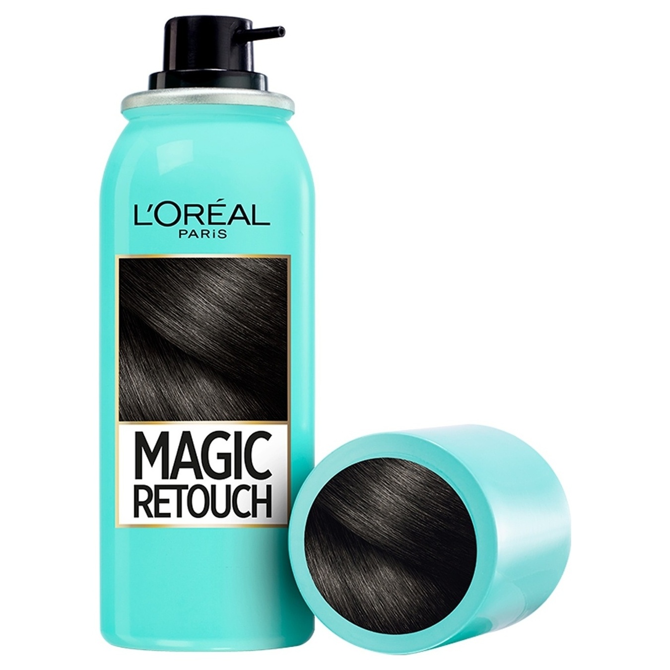 Спрей L'oreal Magoc Retouch тонуючий для миттєвого маскування відрослих коренів волосся чорний 75мл 2