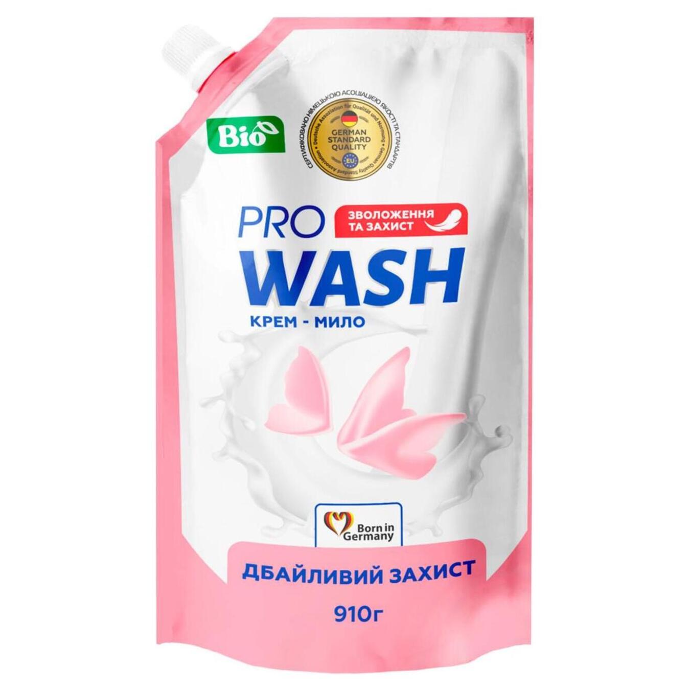 Крем-мыло жидкое PRO WASH Заботливая защита дойпак 910г