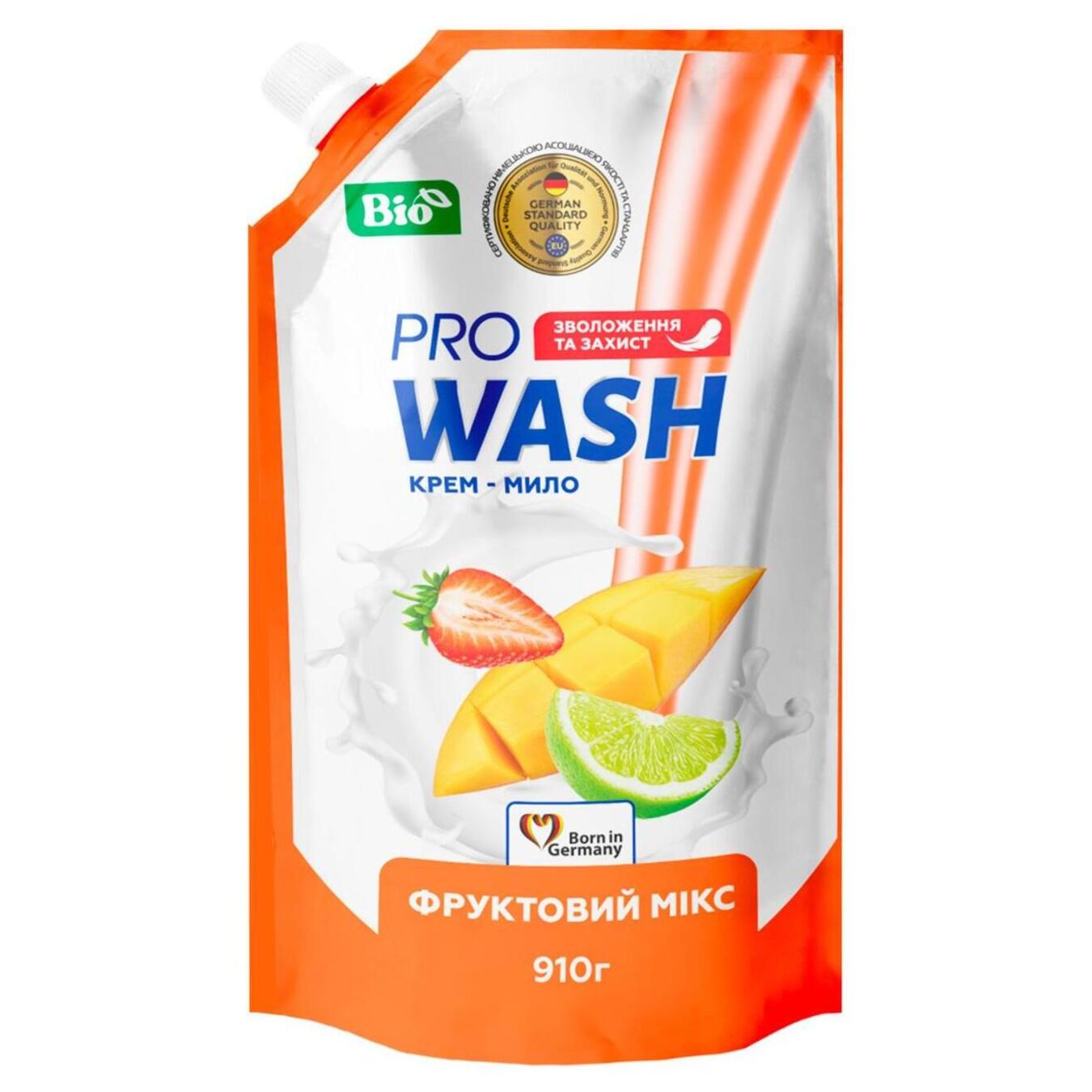 Liquid cream-soap PRO WASH Fruit mix doipak 910g