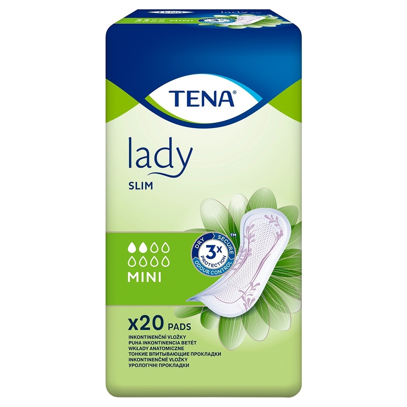 Прокладки Tena Lady Slim Mini урологические женские 20шт