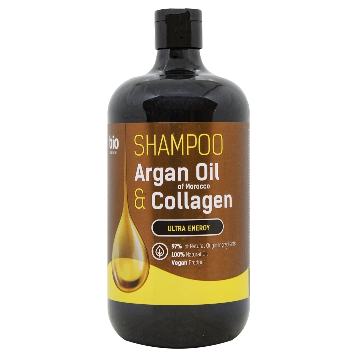 Шампунь Bio Naturell для всех типов волос аргановое масло марокко и коллаген 946мл
