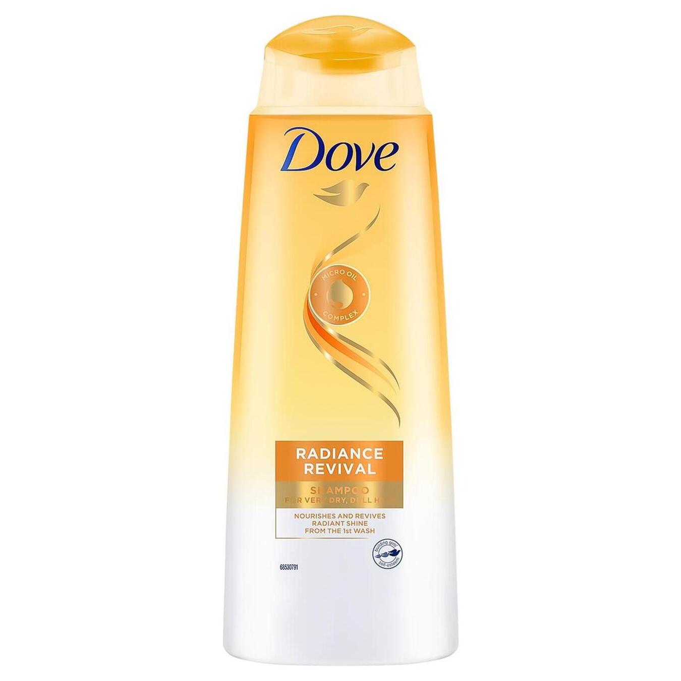 Шампунь Dove Сияющий блеск для волос женский 400мл