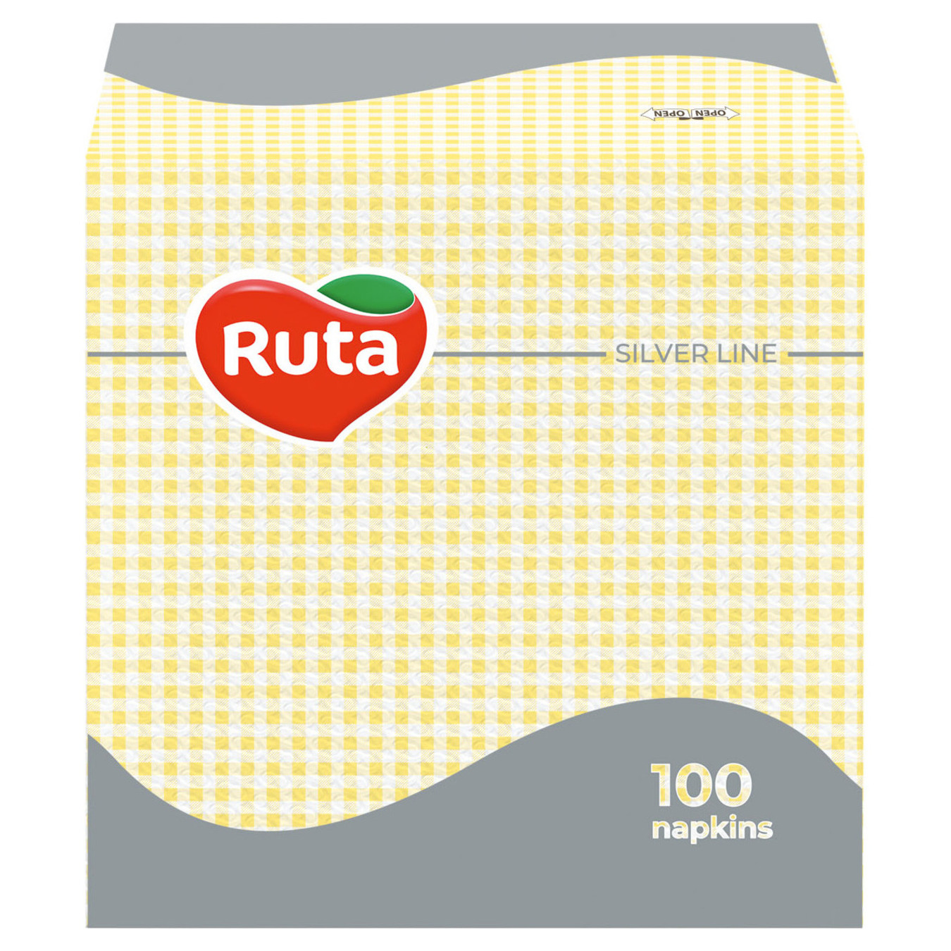 Серветки паперові Ruta Cтолові 100шт