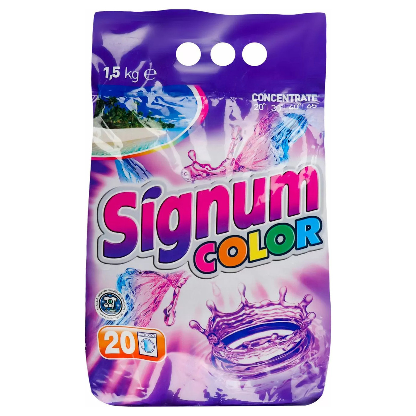 Порошок Signum Color для прання автомат 1,5кг