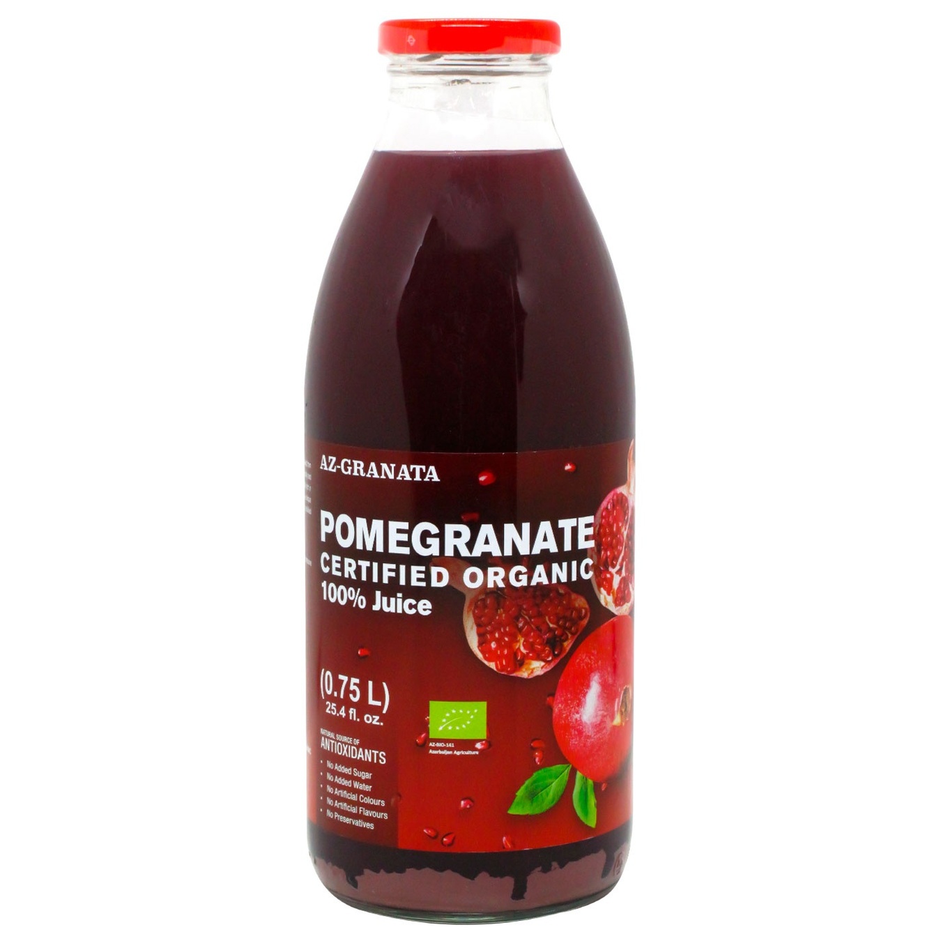 Az-Granata pomegranate juice 0.75l glass bottle