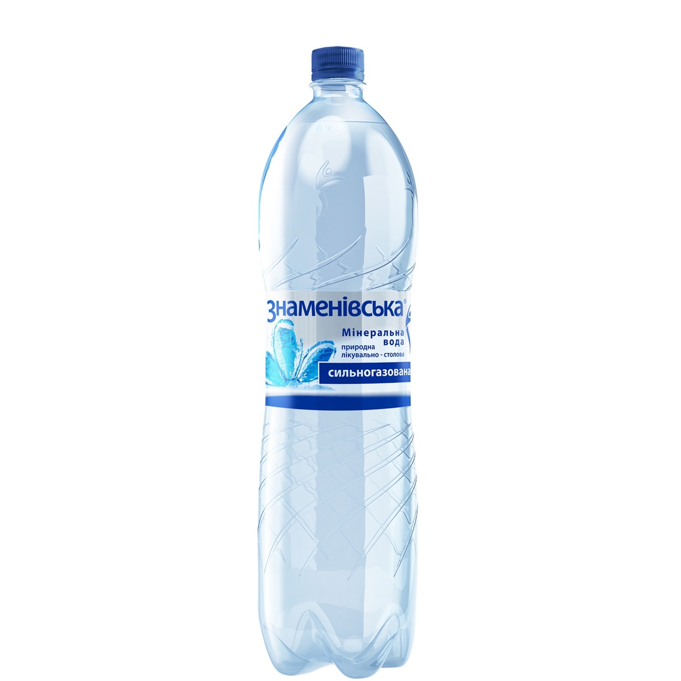 Znamenivska strongly carbonated mineral water 1.5l