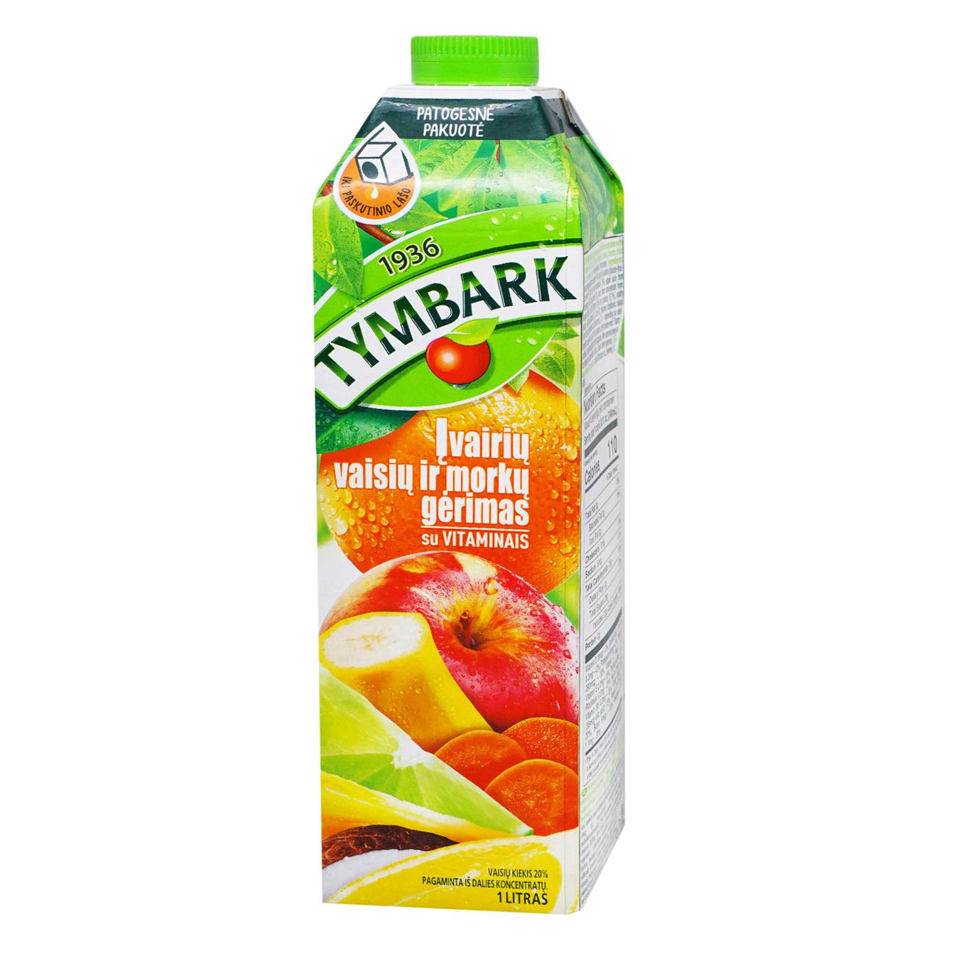Напиток Tymbark мультифрукт морковь 1л