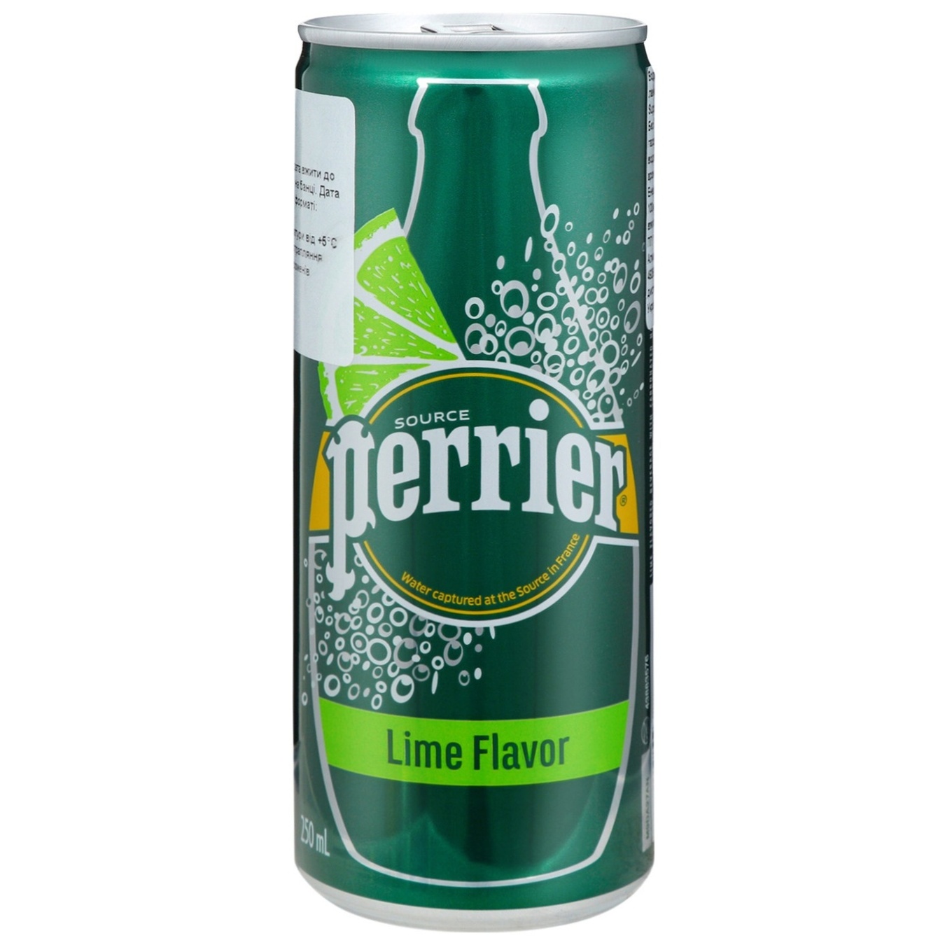 Perrier carbonated mineral water with lime flavor 0.25 ml