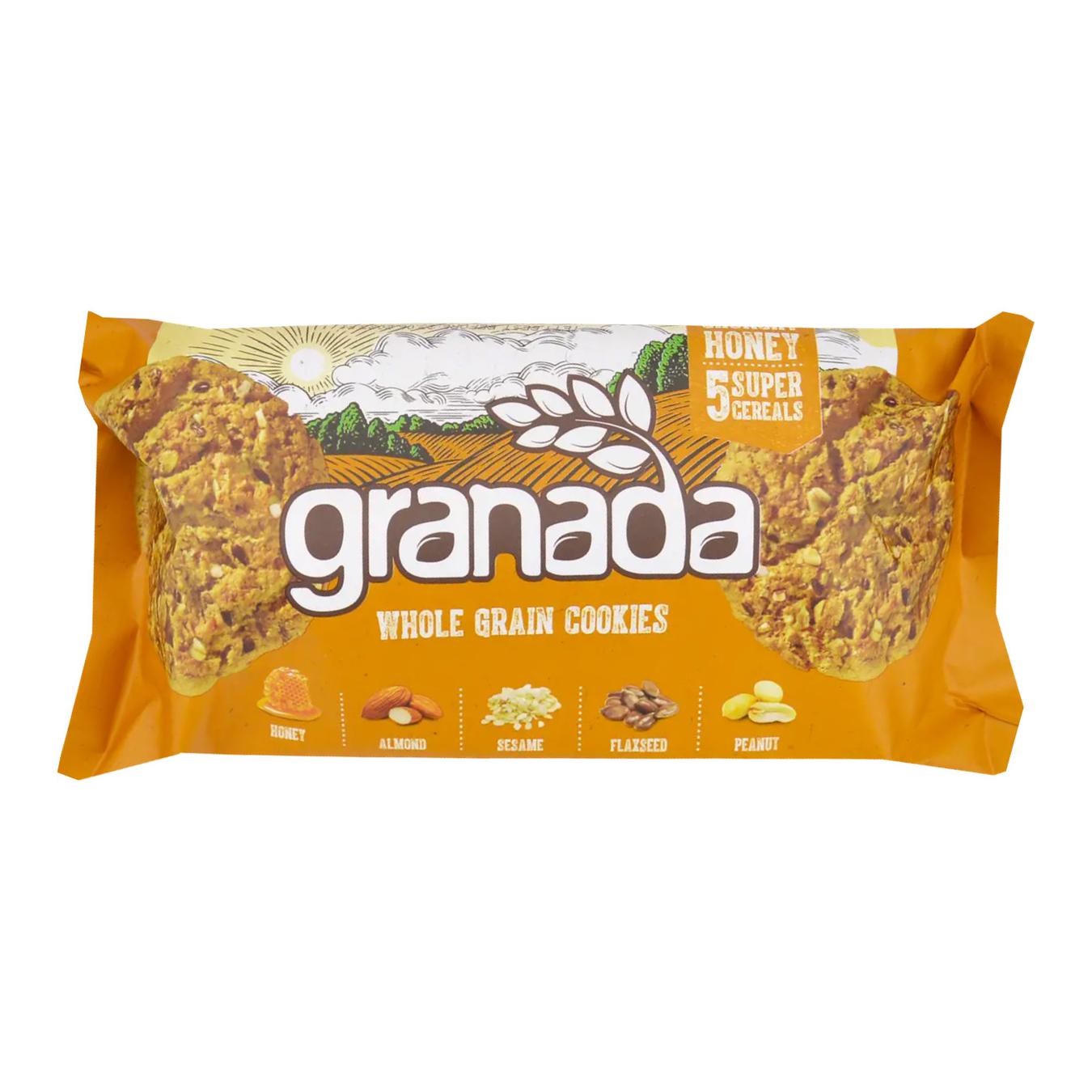 Печенье Granada цельнозерновое лен+мед 150г