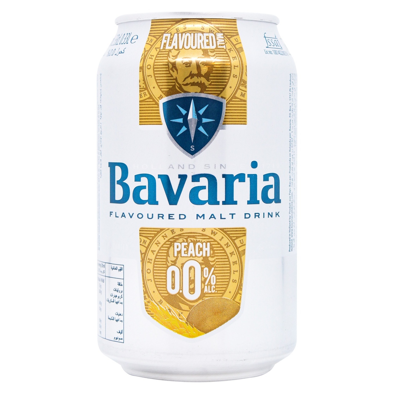 Пиво Техімпорт Баварiя світе персик 0% 0,33л