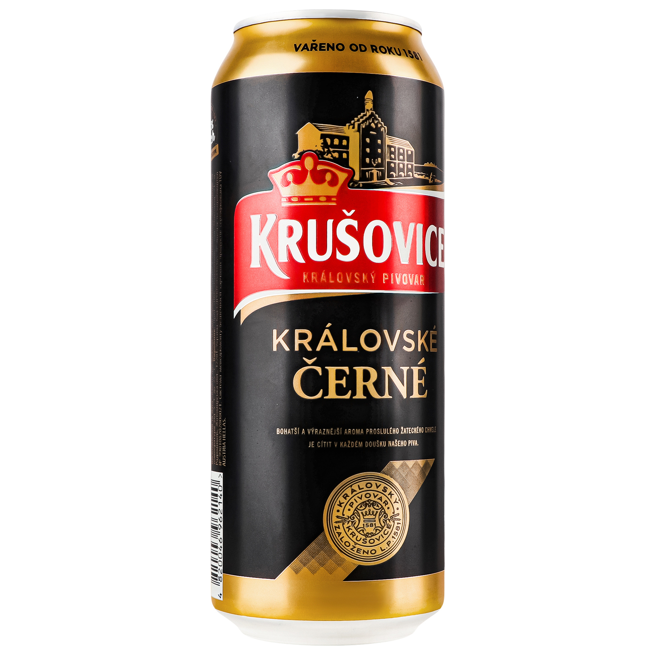Krusovice Cerne Dark beer 3,8% 0,5l 2