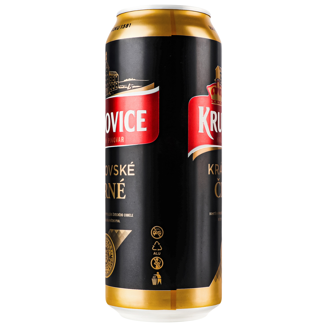 Krusovice Cerne Dark beer 3,8% 0,5l 5