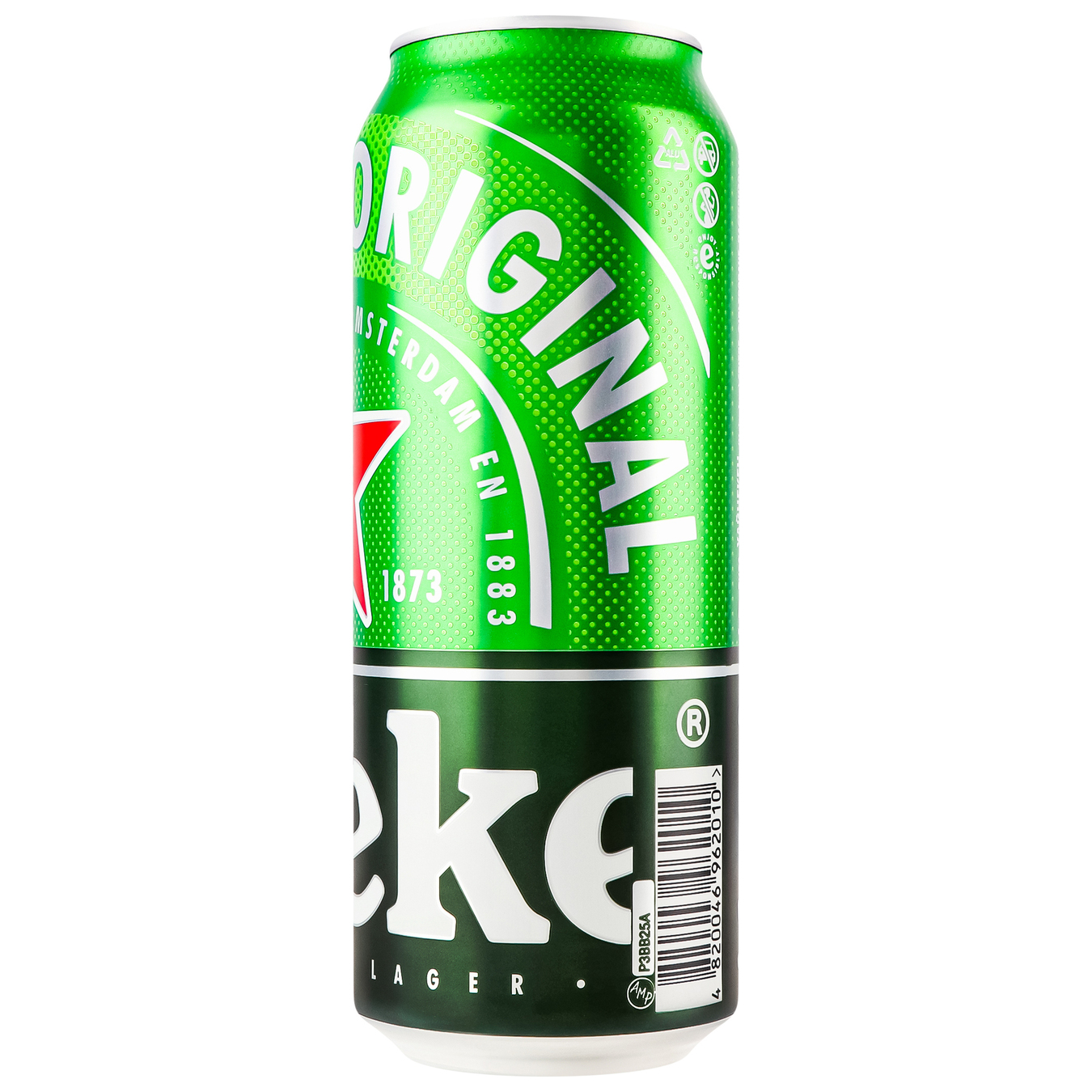 Пиво Heineken светлое фильтрованное пастеризованное 5% 0,5л 5