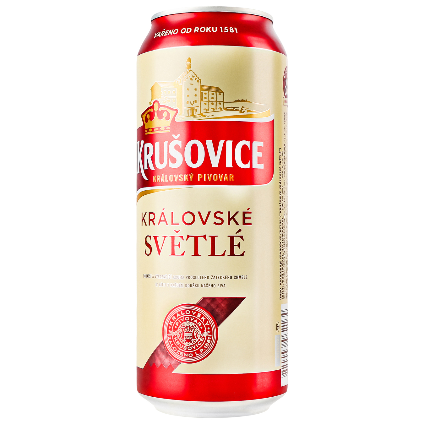 Krusovice Svetle Beer light 4,2% 0,5l 3