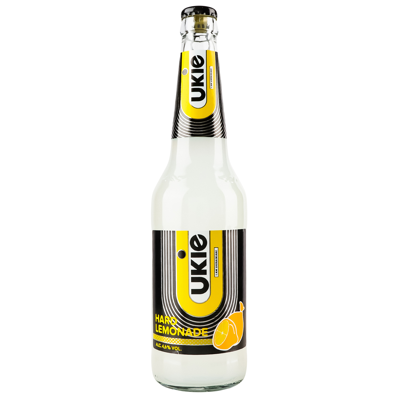 Пиво Специальное UKIE Hard Lemonade Лимон 4,6% 0,45л